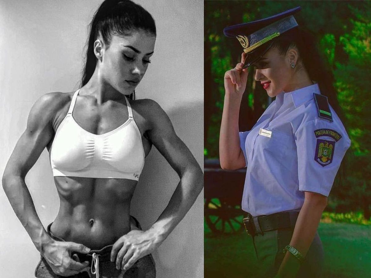 A renunțat la poliție și a devenit culturistă! » Luiza ajunsese imaginea Inspectoratului General al Poliţiei de Frontieră