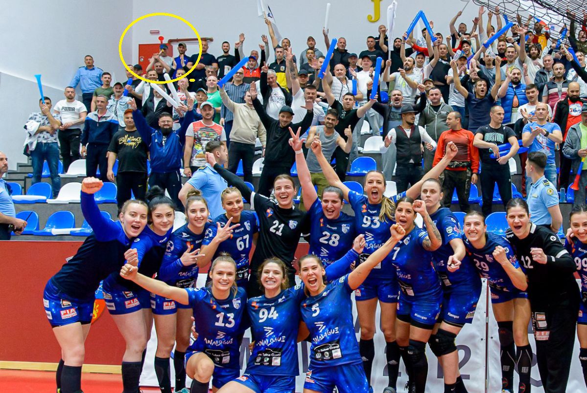 Deținutul Cristian Cioacă surprins în galerie, cu goarna în gură, la un meci din prima ligă