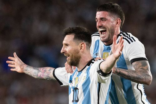 Messi și Rodrigo de Paul/ foto: Imago Images
