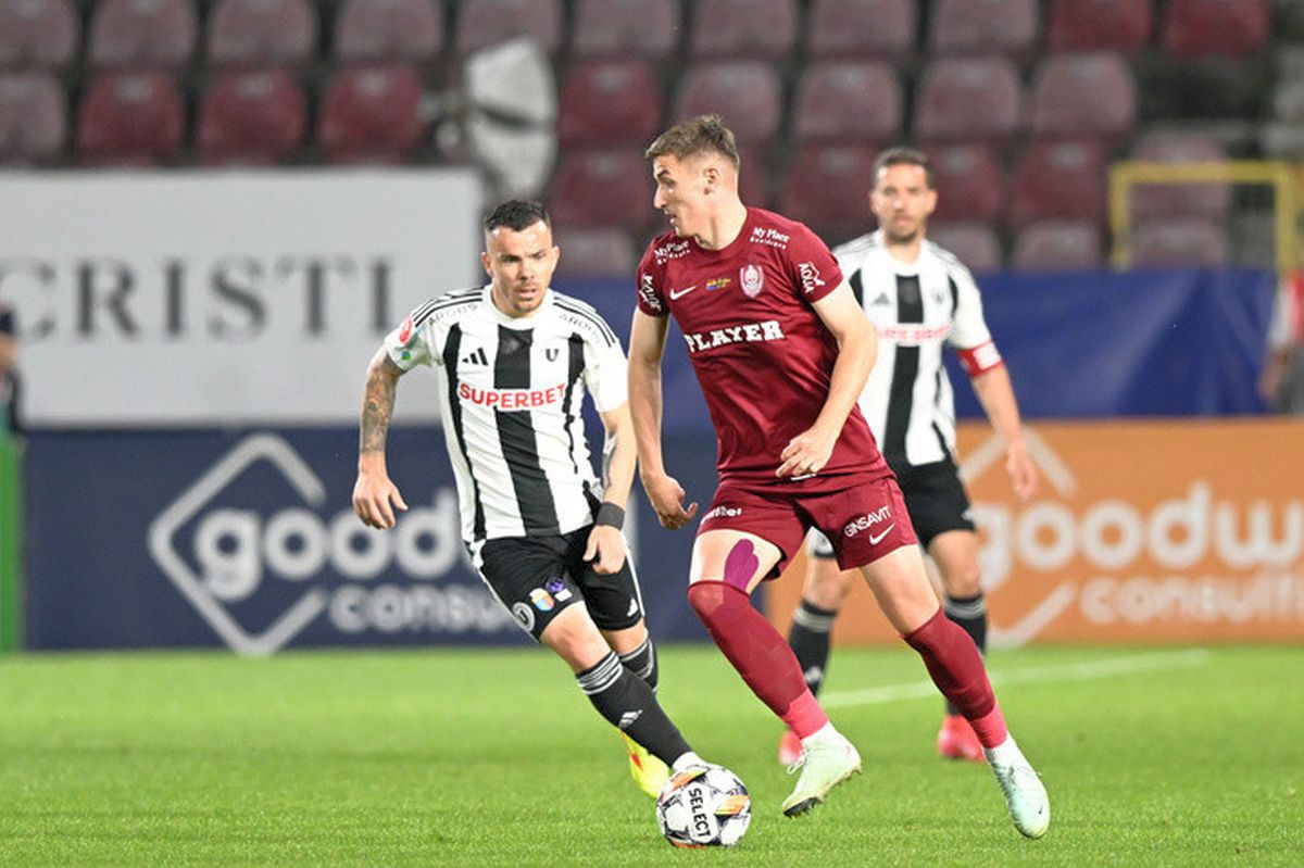 CFR Cluj „sparge gheața” în acest sezon cu U Cluj și amână sărbătoarea FCSB-ului! Clasament în play-off