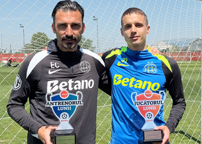 Lideri în Superligă, primii și la premii! Juri Cisotti și Elias Charalambous au câștigat trofeele pentru Jucătorul și Antrenorul lunii aprilie 2025 + clasamentele detaliate