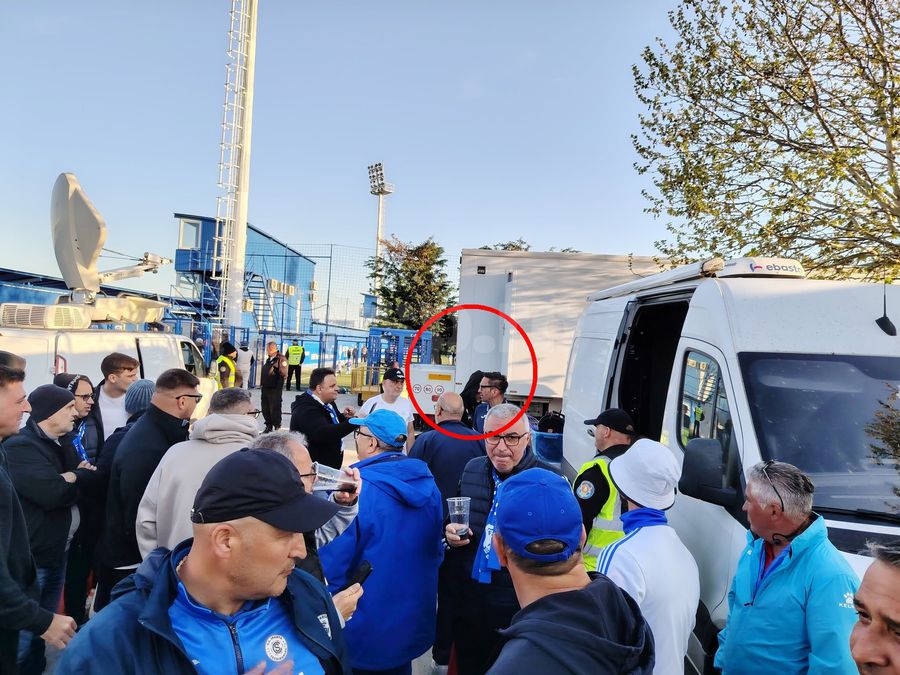 Ce nu s-a văzut la TV în Farul - Gloria Buzău » Situația inedită în care a fost surprins Sebastian Colțescu la pauză