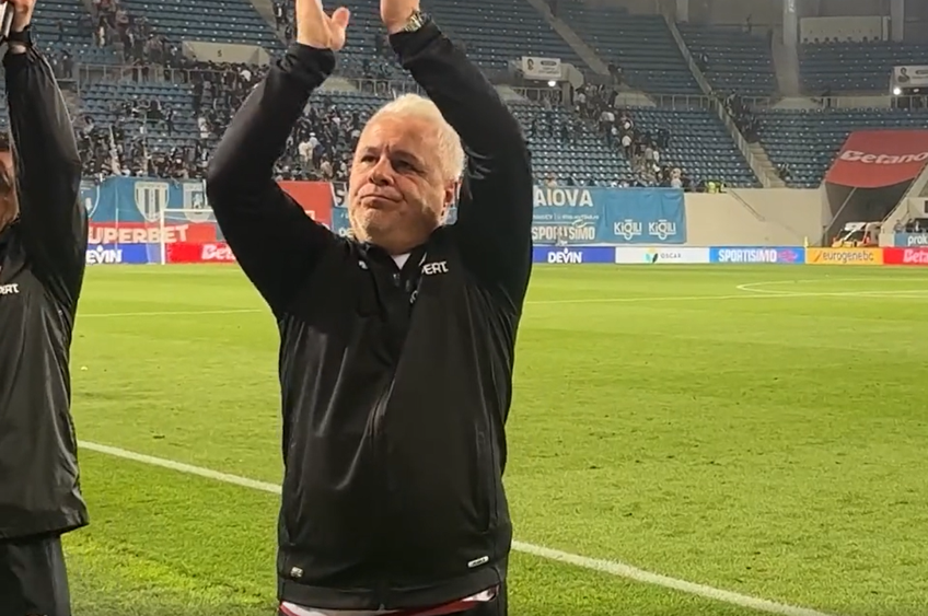 Imediat după victoria obținută de Rapid la Craiova, scor 2-1, Marius Șumudică a mers în fața fanilor giuleșteni și a strigat: „Au vrut să mă curețe, dar e greu cu mine!”.