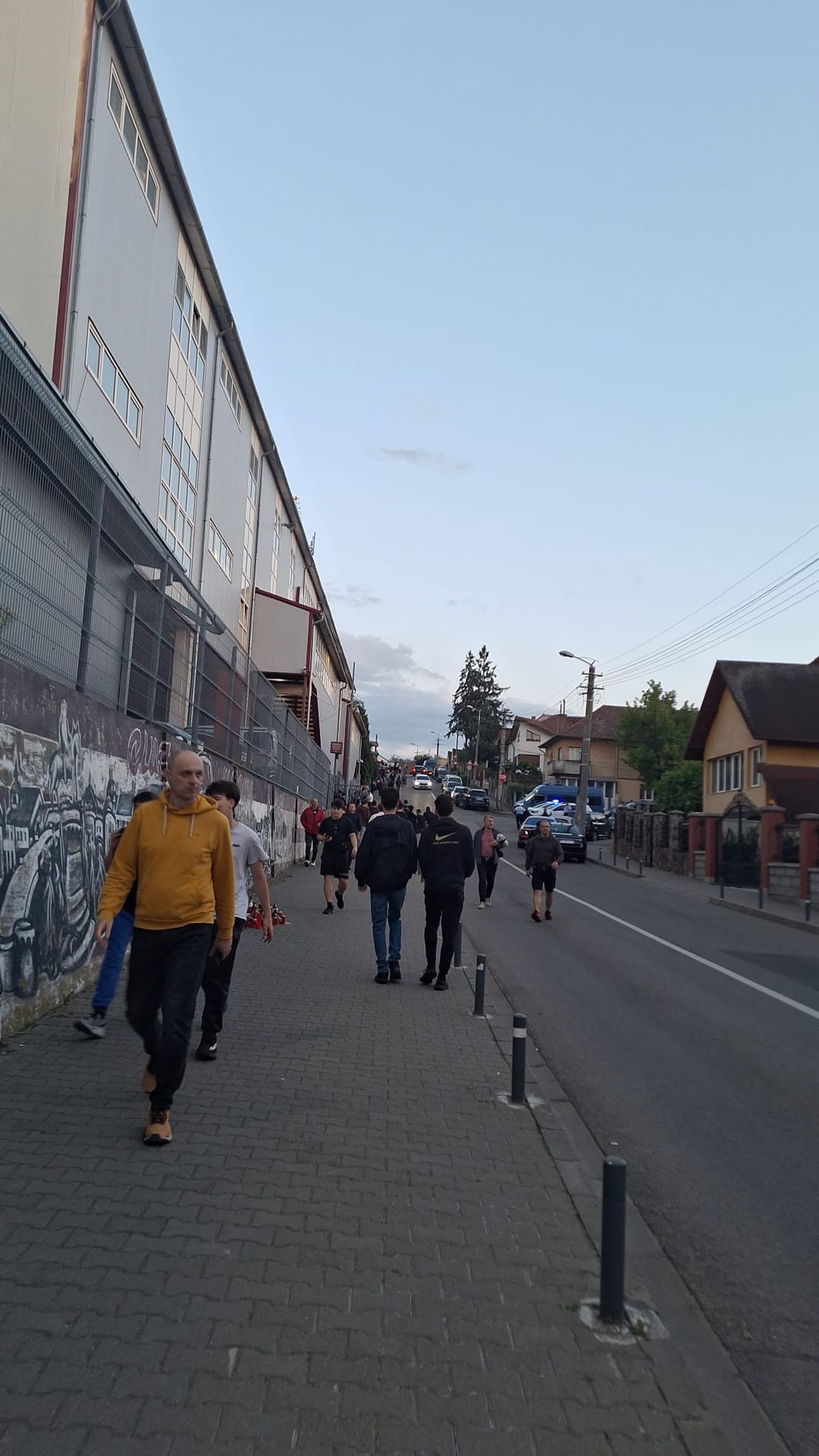 Imagini de la porți înainte de CFR - U Cluj