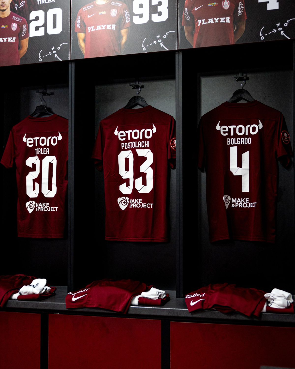 CFR Cluj - U Cluj, imagini înaintea partidei