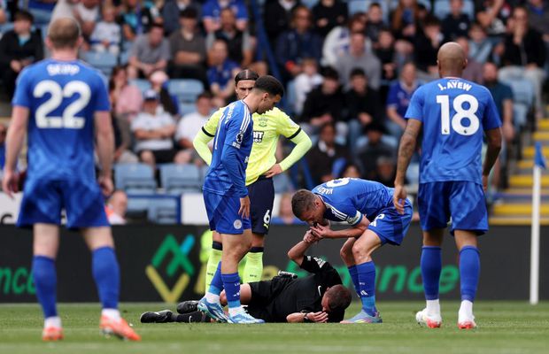 Vardy, personajul zilei în Premier League » Ce a făcut în momentul în care arbitrul s-a accidentat