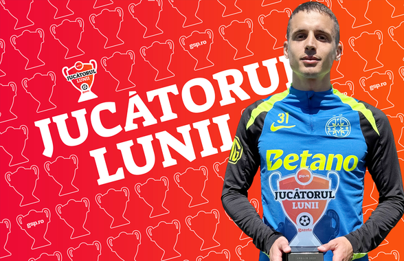 Juri Cisotti, „Jucătorul lunii aprilie 2025” » Interviu EXCLUSIV pentru GSP: „Dacă nu ai presiune, înseamnă că nu joci pentru obiectiv mare!”