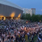Cum urmăresc fanii lui U Cluj derby-ul cu CFR / FOTO: David Istrate (GSP.ro)