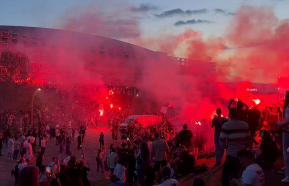 Fanii lui U Cluj s-au ținut de cuvânt! Imagini SENZAȚIONALE surprinse de GSP în timpul derby-ului cu CFR: unde s-a strâns galeria