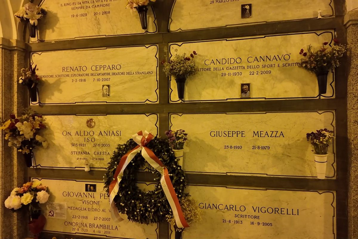 Cimitirul Monumentale. Derby-ul din Milano care s-a mutat în piatră: Meazza, lângă Kilpin