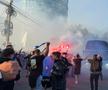 Atmosfera creată de suporterii olteni înainte de Universitatea Craiova - Dinamo