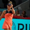 Jaqueline Cristian sărbătorind un punct la Madrid 2026 Foto: Imago Images