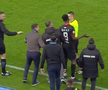 Zeljko Kopic și Florentin Petre, protest după golul Craiovei // Capturi FOTO @Digi Sport 1