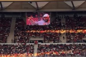 Dani Alves s-a întors pe Estadio Metropolitano, în fața la 35.000 de oameni ... ca predicator evanghelic