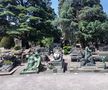 Morminte-monument în Cimitirul Monumentale din Milano. Foto: GSP