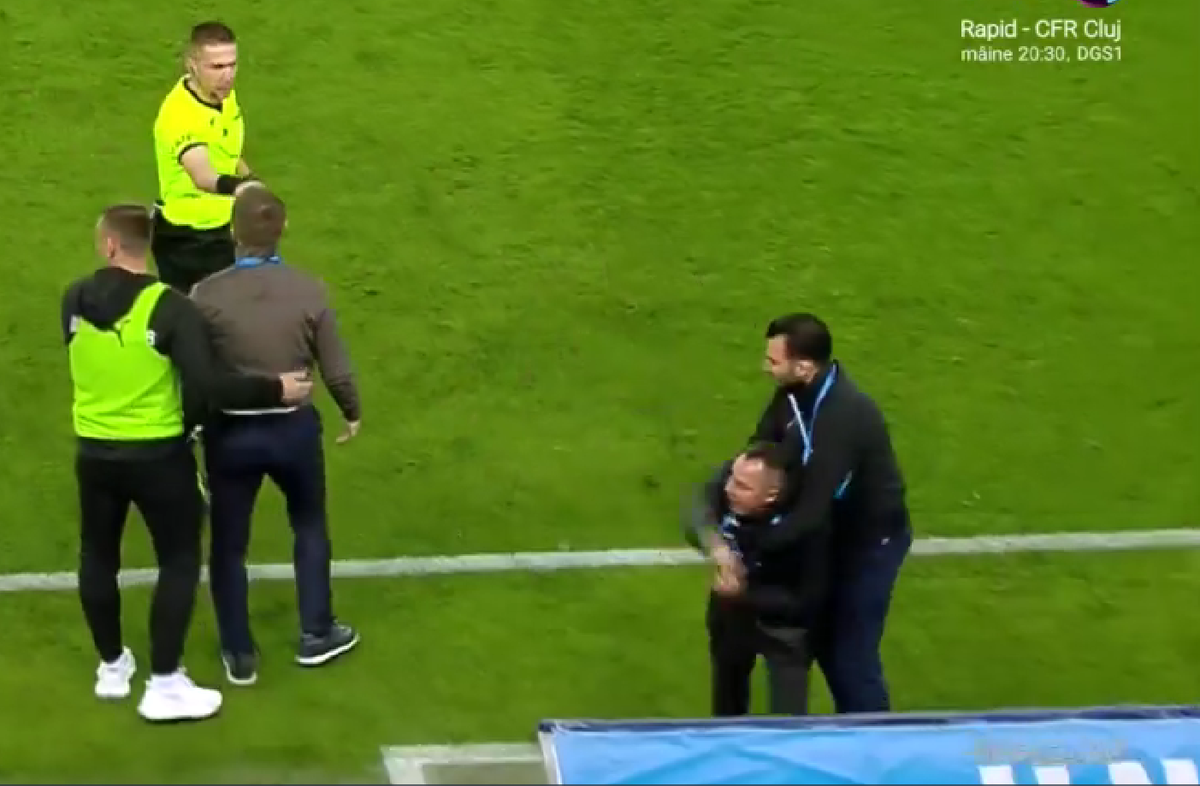„Fu**ing JOKE!” » Jucătorii lui Dinamo au răbufnit după eroarea evidentă de arbitraj din Bănie