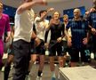 Imagini nebune din vestiarul lui Inter după titlu: Chivu și-a aruncat sacoul de antrenor și s-a descătușat!
