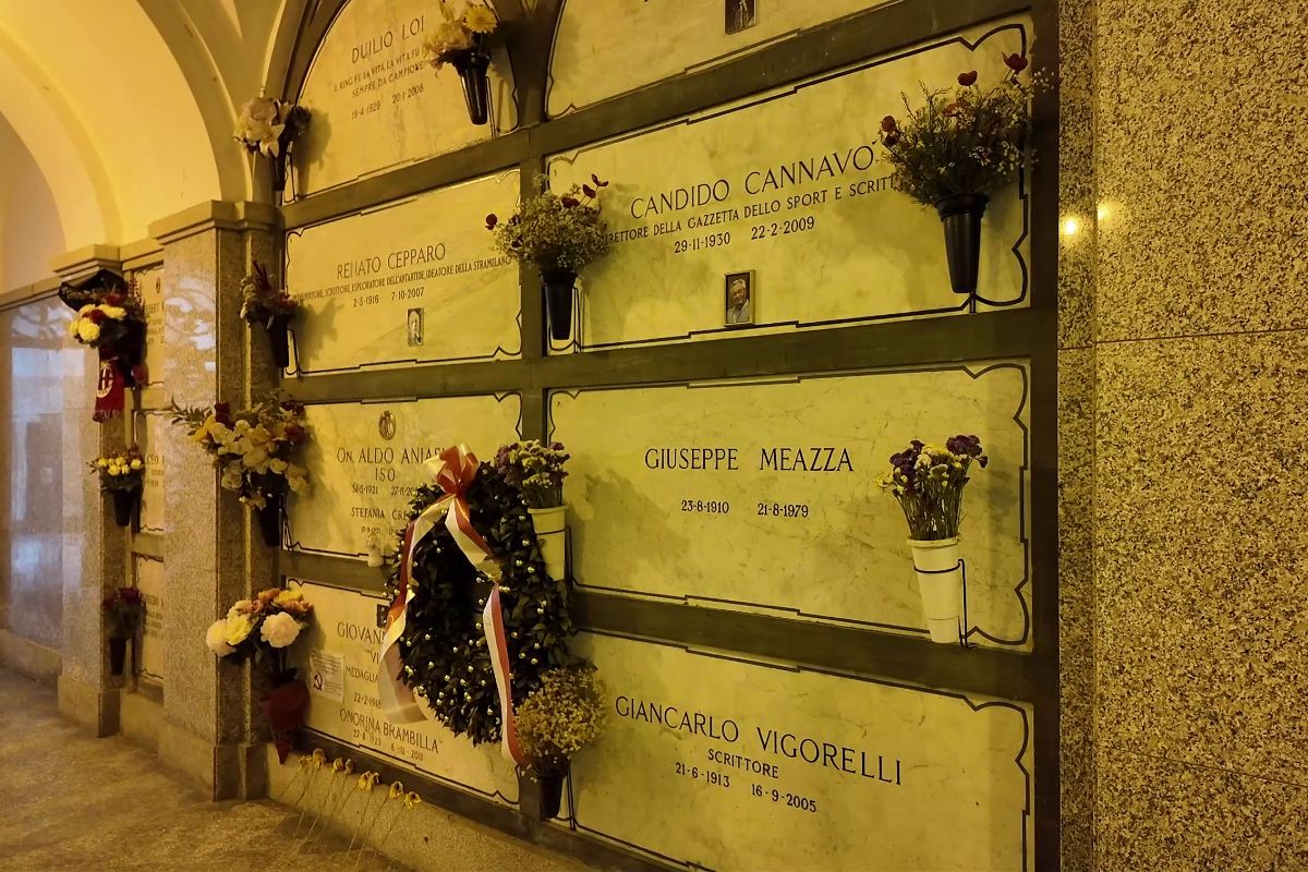 Cimitirul Monumentale. Derby-ul din Milano care s-a mutat în piatră: Meazza, lângă Kilpin