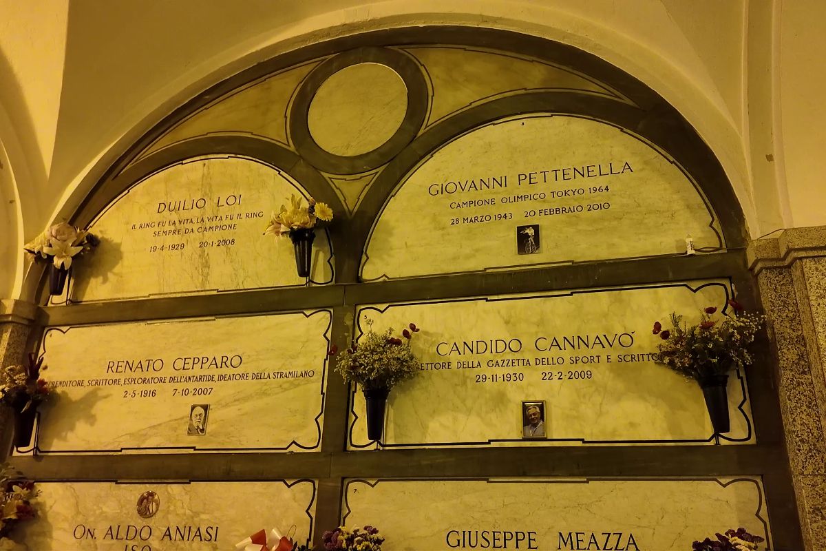 Cimitirul Monumentale. Derby-ul din Milano care s-a mutat în piatră: Meazza, lângă Kilpin