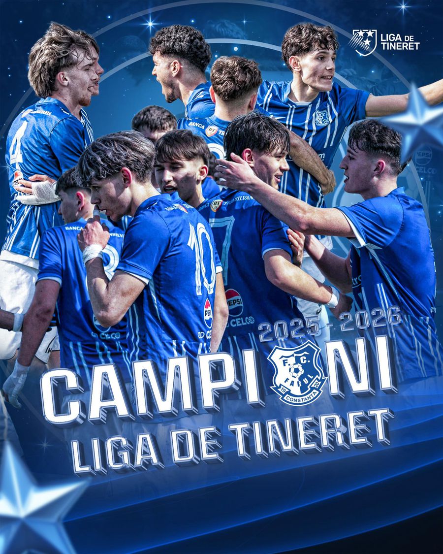 Farul Constanța, campioana Ligii de Tineret » Va reprezenta România în UEFA Youth League