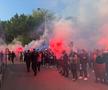 Atmosfera creată de suporterii olteni înainte de Universitatea Craiova - Dinamo