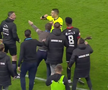 Zeljko Kopic și Florentin Petre, protest după golul Craiovei // Capturi FOTO @Digi Sport 1