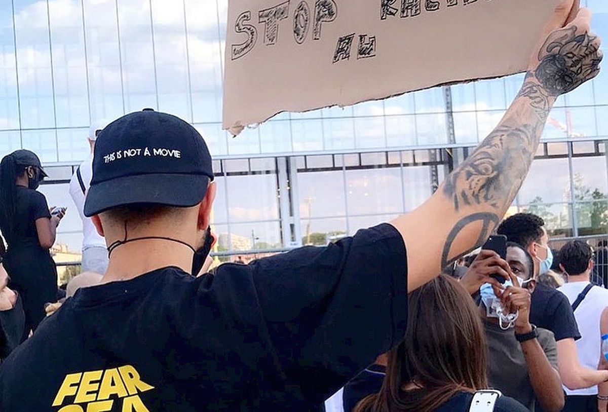 Un star al lui PSG a ieșit în stradă la protestul interzis de la Paris după uciderea lui George Floyd! Ciocniri violente cu poliția