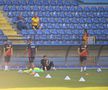 Antrenamentul lui Edi Iordănescu de la Podgorica, supravegheat de Răzvan Burleanu