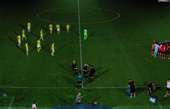Meciul României U21 din Georgia, aproape să nu se mai termine! » A căzut nocturna, iar meciul a fost întrerupt 9 minute
