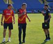 Antrenamentul lui Edi Iordănescu de la Podgorica, supravegheat de Răzvan Burleanu