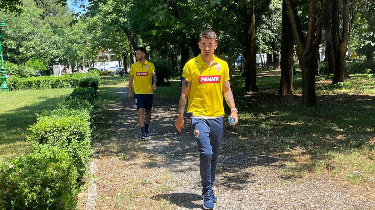 Jucătorii naționalei României s-au relaxat înainte de meciul cu Muntenegru