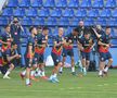 Antrenamentul lui Edi Iordănescu de la Podgorica, supravegheat de Răzvan Burleanu