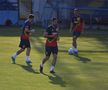 Antrenamentul lui Edi Iordănescu de la Podgorica, supravegheat de Răzvan Burleanu