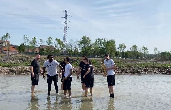 Giganții de U-BT Cluj Napoca » Cum au sărbătorit baschetbaliștii titlul cucerit în finala cu Voluntari