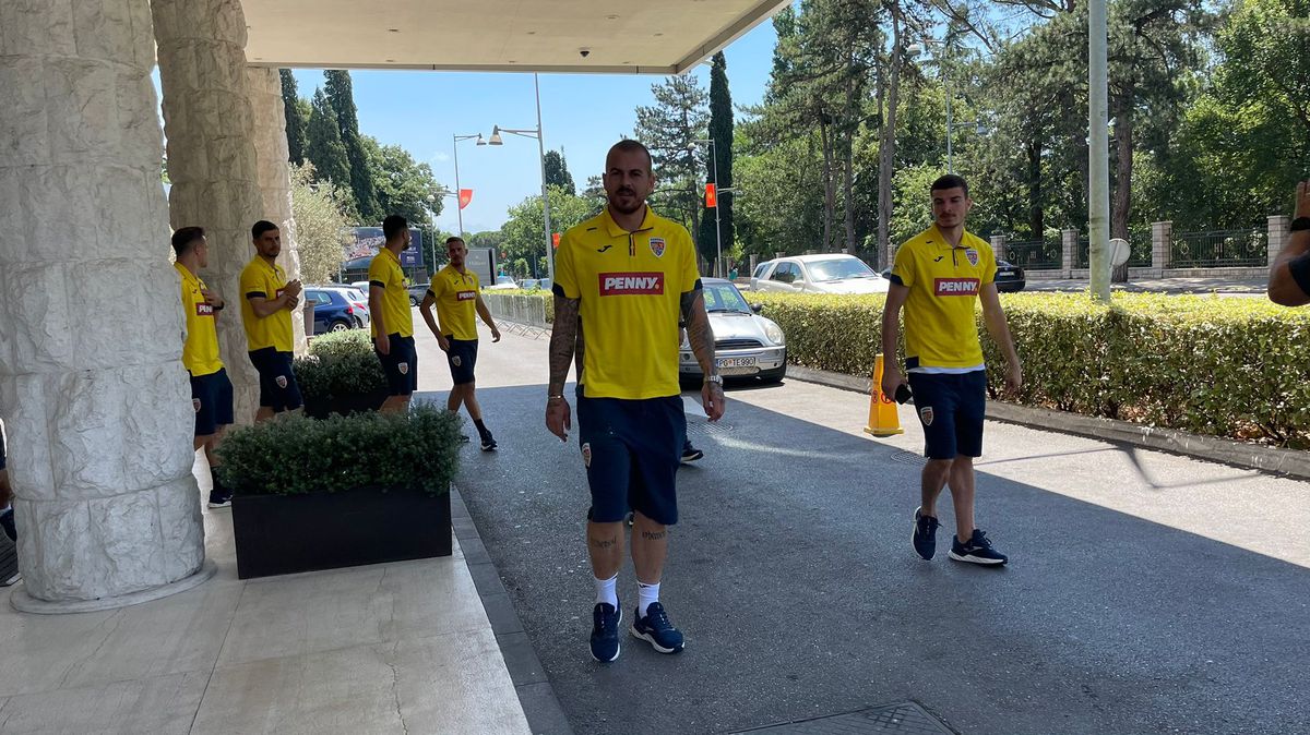 Jucătorii naționalei României s-au relaxat înainte de meciul cu Muntenegru