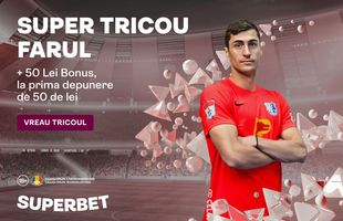 Hai în joc! La Superbet ai Bonus 50 de lei și un SuperTricou cu Farul!