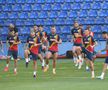 Antrenamentul lui Edi Iordănescu de la Podgorica, supravegheat de Răzvan Burleanu