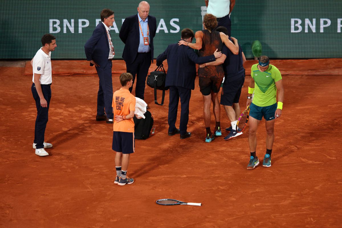 Fratele lui Zverev era live la Eurosport în momentul teribilei accidentări: „E imposibil! Sascha nu plânge niciodată, e ceva rău”