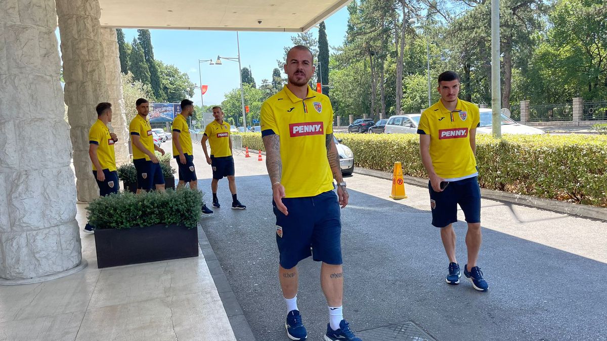 Jucătorii naționalei României s-au relaxat înainte de meciul cu Muntenegru