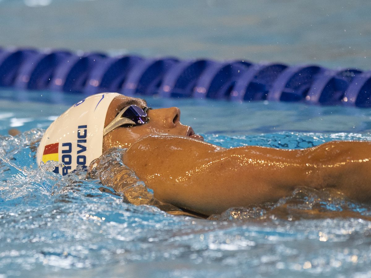 David Popovici câștigă finala A a Cupei României, proba de 100m liber