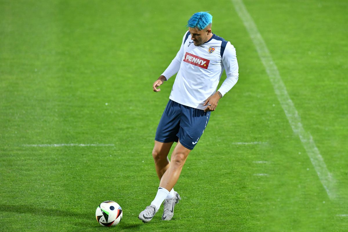 Antrenamentul de dinaintea amicalului România - Bulgaria