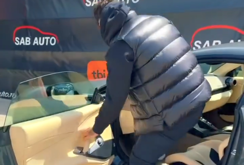 Ianis Stoica și-a cumpărat un Ferrari de 330.000 de euro