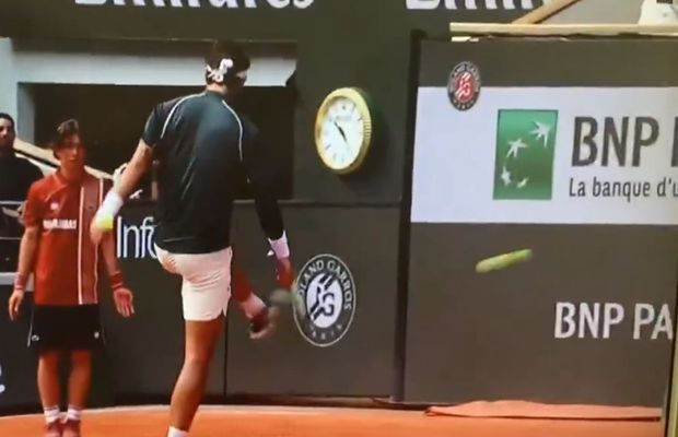 Scandal la Roland Garros! Novak Djokovic a fost descalificat de la US Open pentru un incident similar, lui Lorenzo Musetti i s-a trecut cu vederea