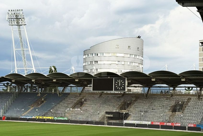 Imagini de actualitate de la stadionul din Graz FOTO: Gazeta Sporturilor