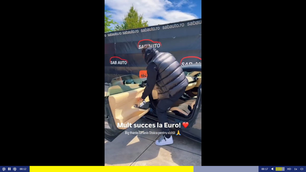 Ianis Stoica, achiziție de lux! Ademenit de arabi, fotbalistul și-a luat o „bestie” de 330.000 de euro