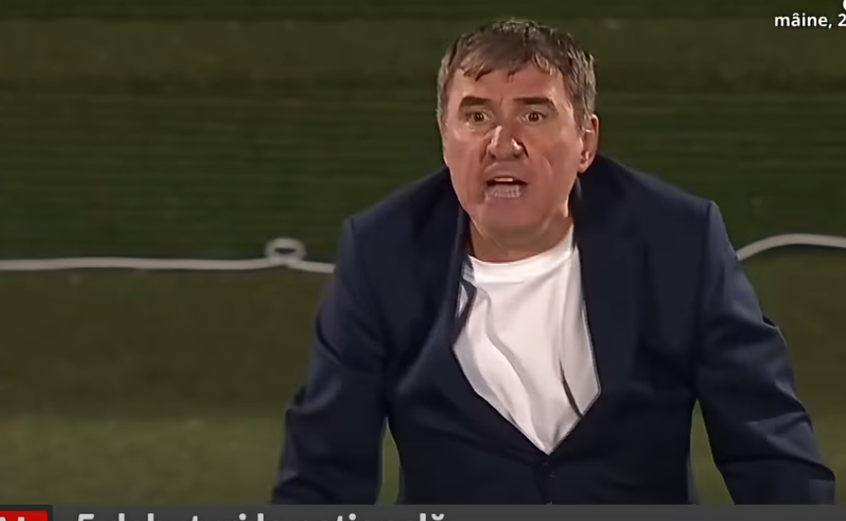 Reacție Gică Hagi în amicalul Georgia - România