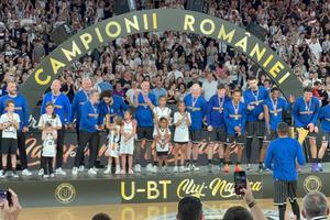 Capac-monstru în ultimele secunde și U-BT Cluj-Napoca e campioana României pentru al 6-lea sezon consecutiv