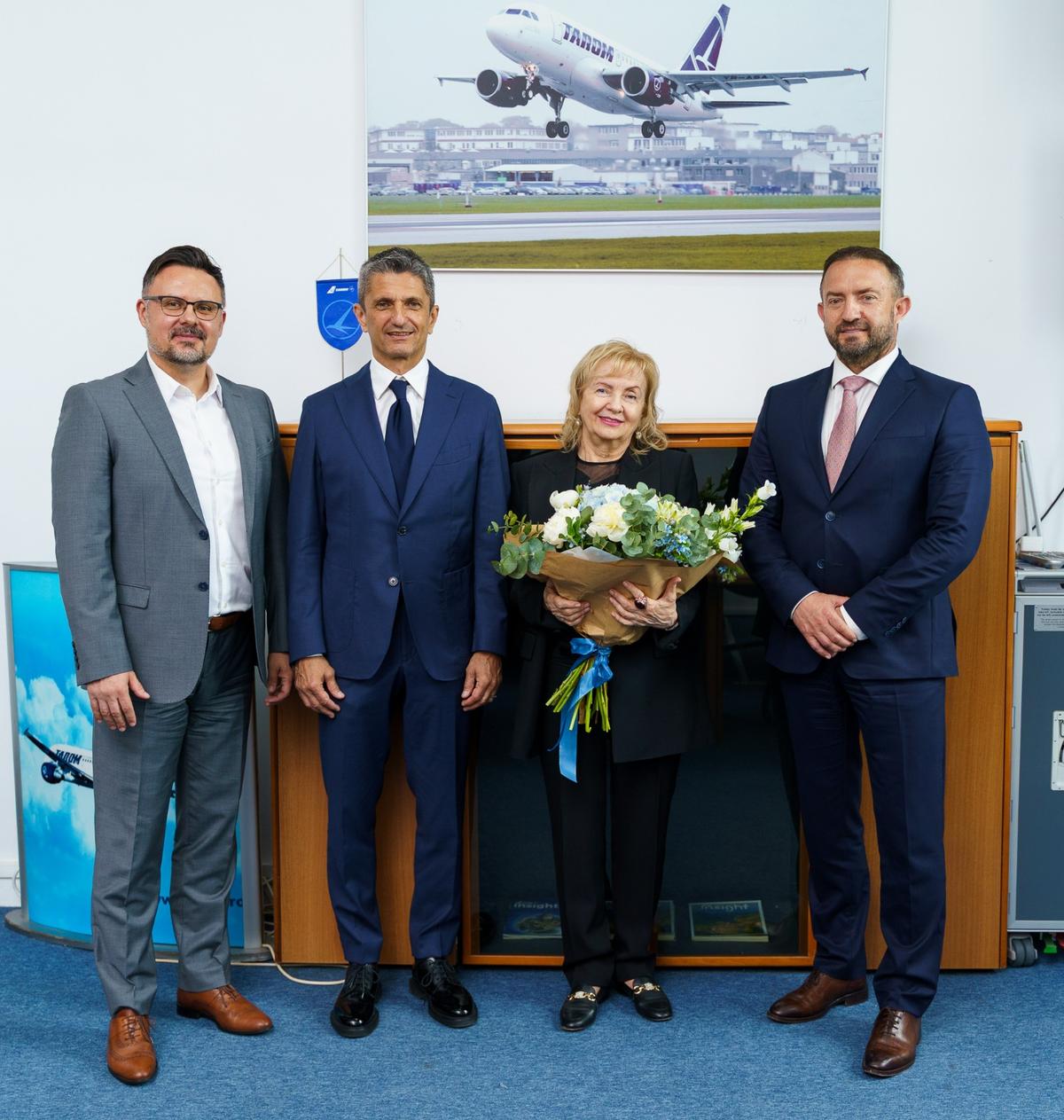 Avion Mircea Lucescu - Tarom