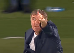 Răzvan Lucescu a văzut în direct imaginile cu Gică Hagi la Georgia - România și a exclamat: „Doamne!”