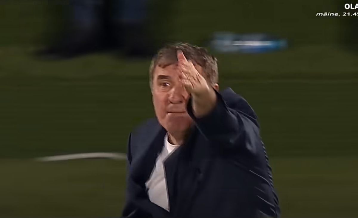 Reacție Gică Hagi în amicalul Georgia - România